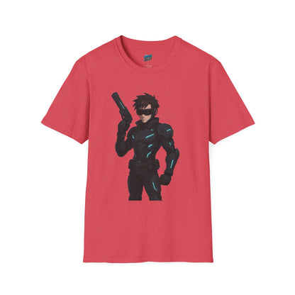 Cyber Agent Anime Men's Basic T-Shirt