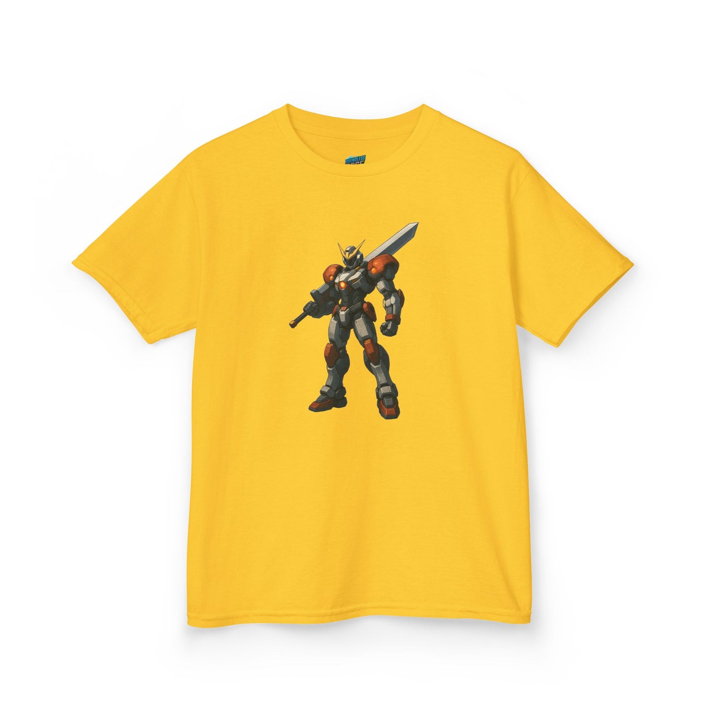 Mech Anime Girls' Heavy Cotton T-Shirt