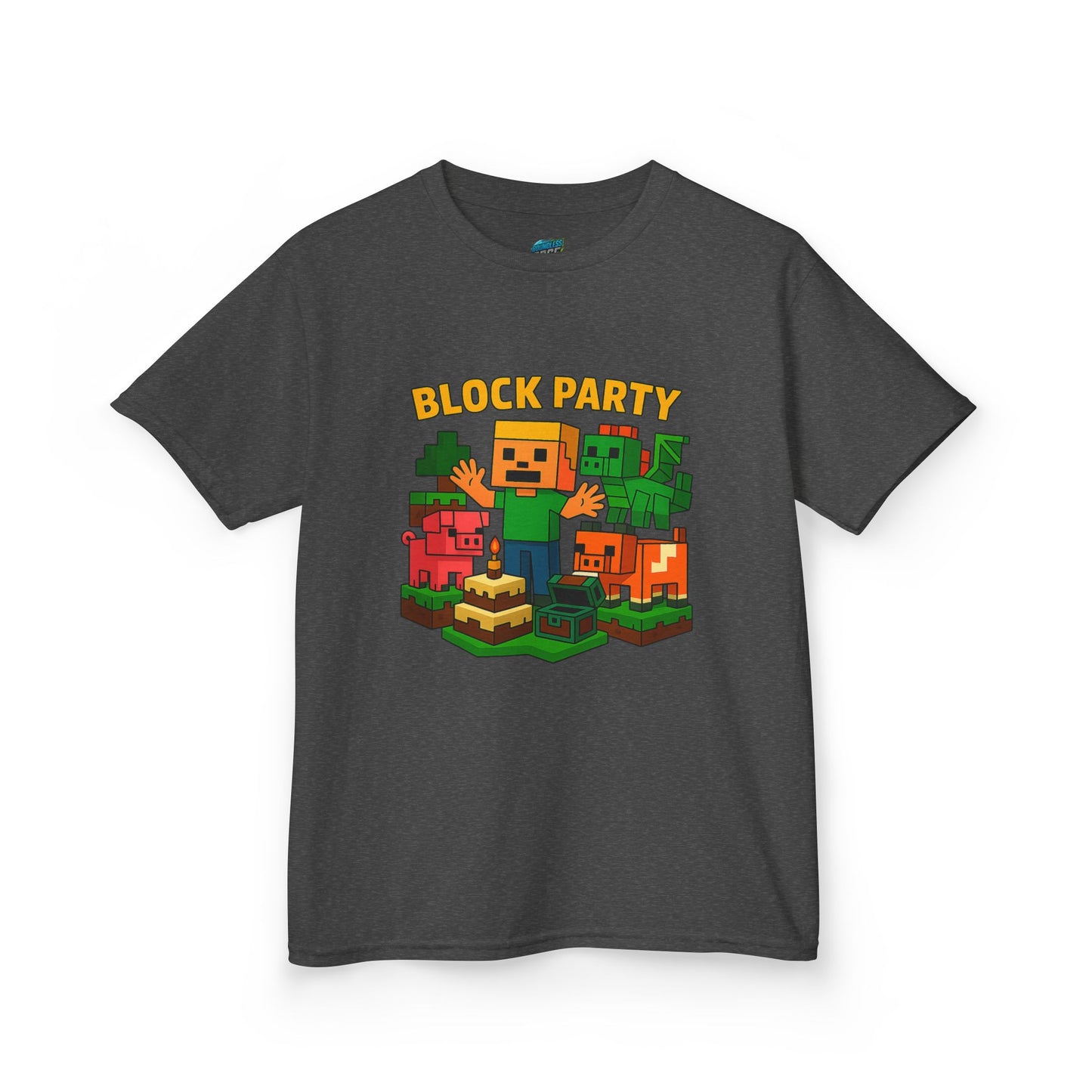 Block Party Playing with Danger Boys' Heavy Cotton T-Shirt