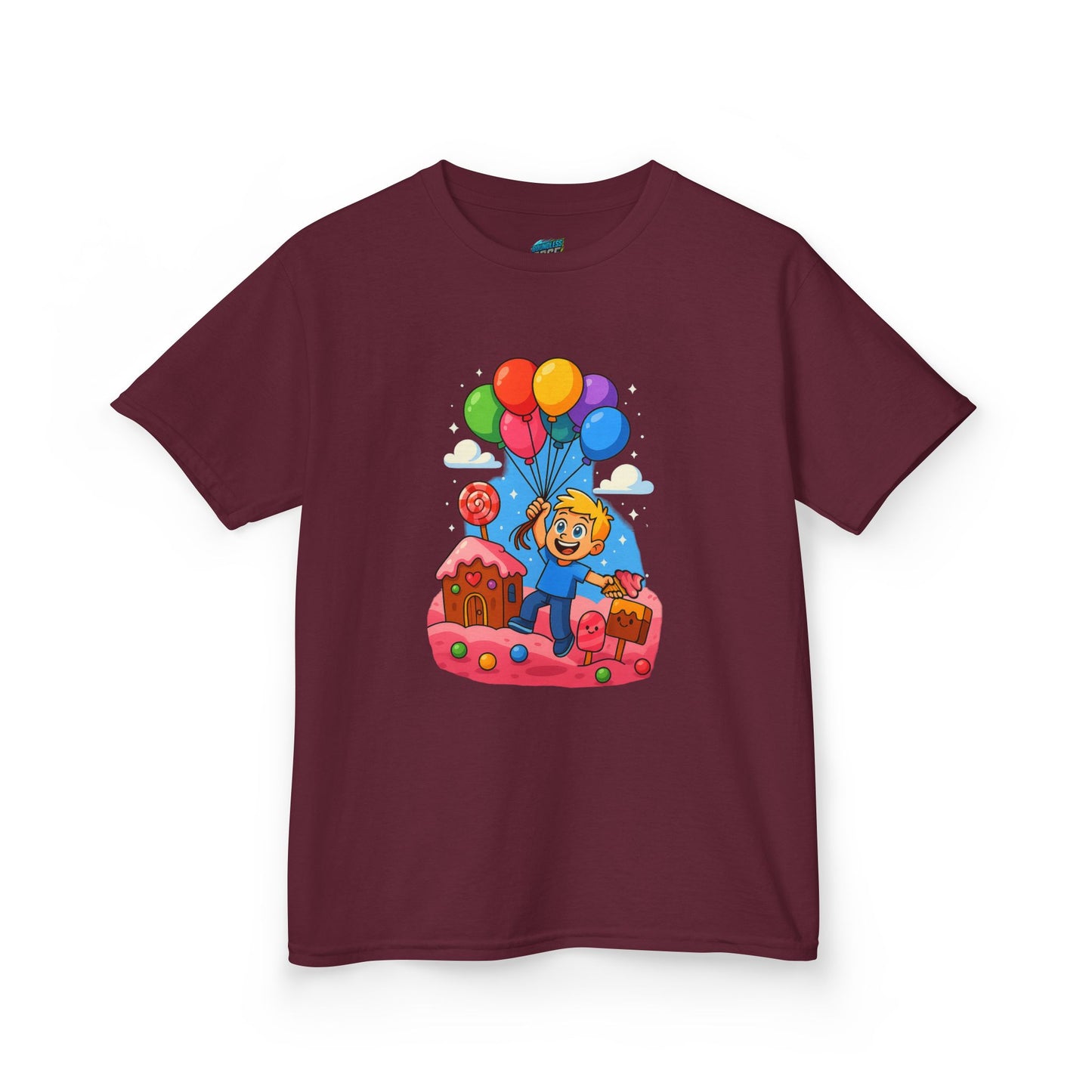 Candyland Lift-Off Playing with Danger Boys' Heavy Cotton T-Shirt
