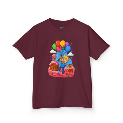 Candyland Lift-Off Playing with Danger Boys' Heavy Cotton T-Shirt