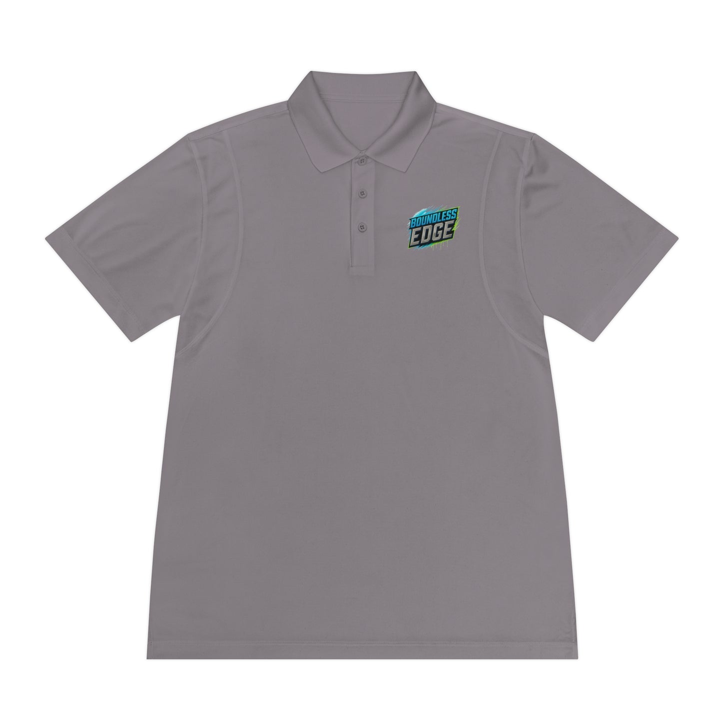 Boundless Edge Disc Golf Men's Sport Polo Premium T-Shirt