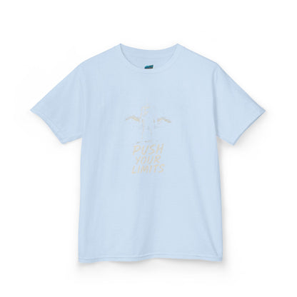Push Your Limits Hiking Boys' Heavy Cotton T-Shirt