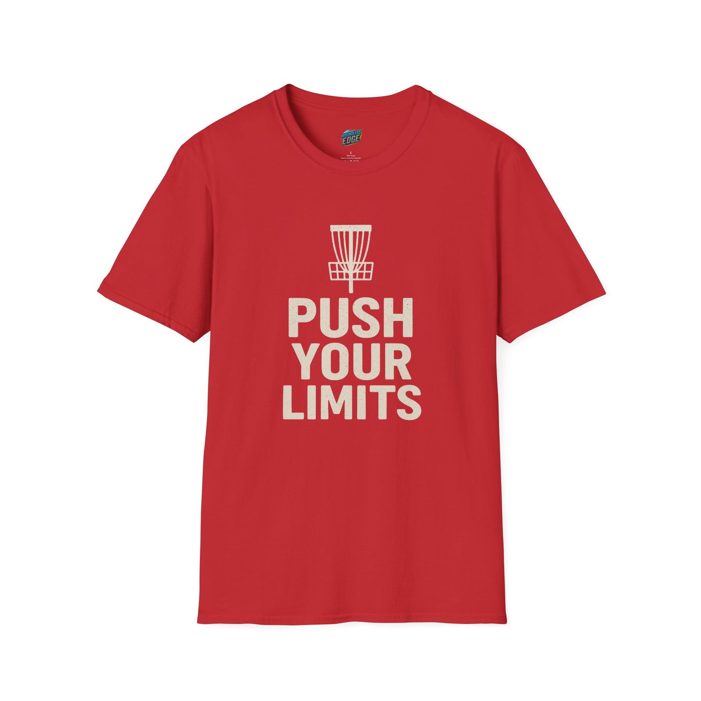 Push Your Limits Disc Golf Men's Basic T-Shirt