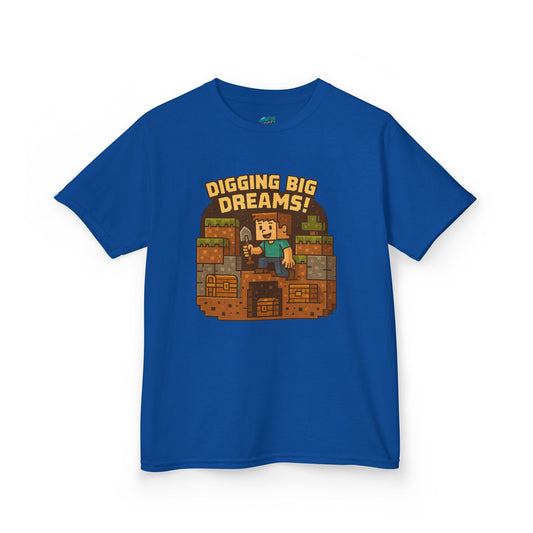 Digging Big Dreams Playing with Danger Boys' Heavy Cotton T-Shirt