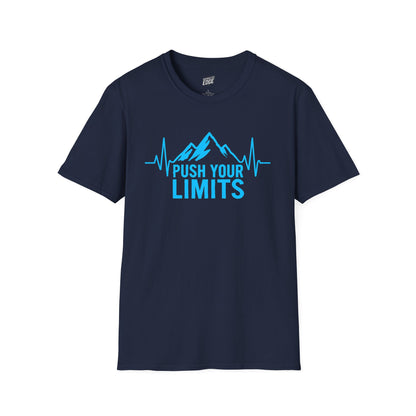 Push Your Limit's Heartbeat Hiking Men's Basic T-Shirt