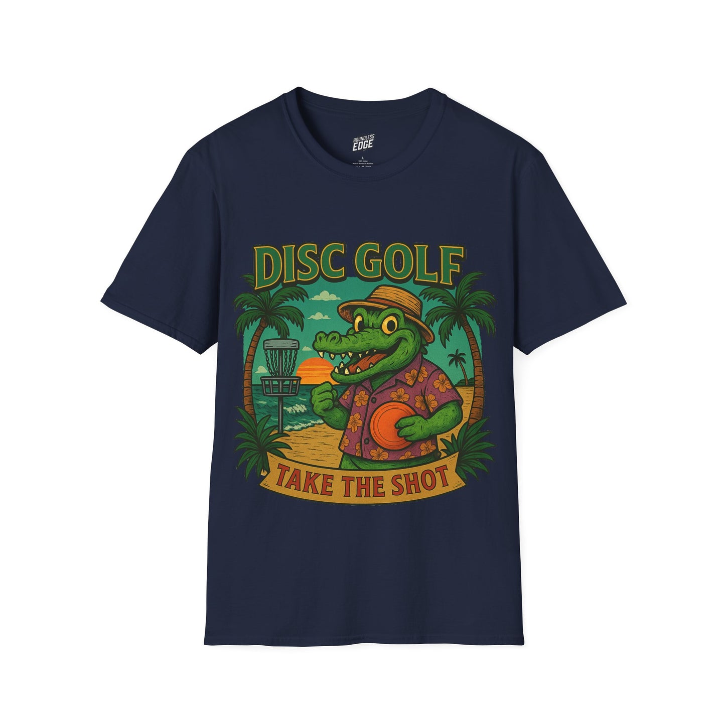Gator Vibes Disc Golf Edition Men's Basic T-Shirt (Take the Shot)