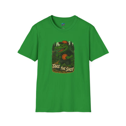 Take the Shot Disc Golf Gator Women's Basic T-Shirt