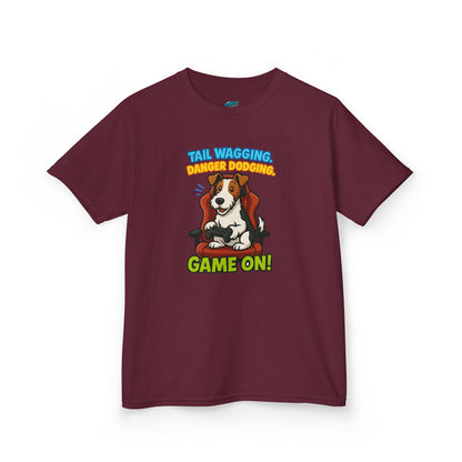 Game On... Playing with Danger Girls' Heavy Cotton T-Shirt