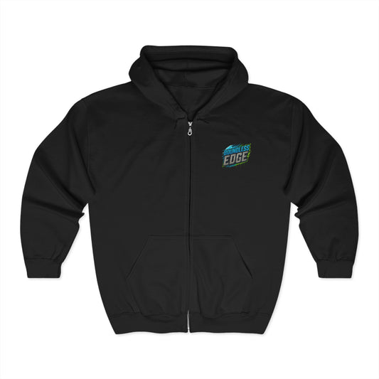Boundless Edge Push Your Limits Men's Full Zip-Up Hoodie Sweatshirt