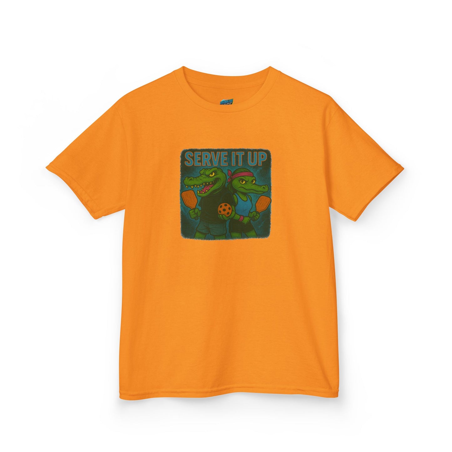 Serve it up Gator Pickleball Boys' Heavy Cotton T-Shirt