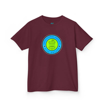 Professional Amateur Disc Golf Humor Girls' Heavy Cotton T-Shirt