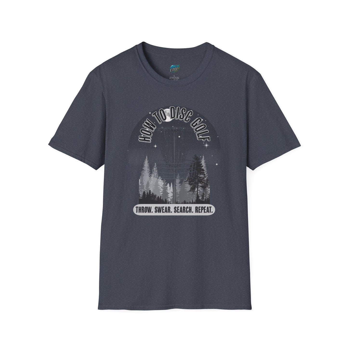 How to Disc Golf Humor Men's Basic Softstyle T-Shirt