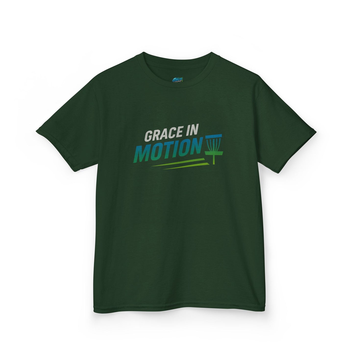 Grace in Motion Disc Golf Girls' Heavy Cotton T-Shirt