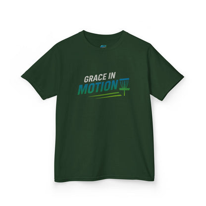 Grace in Motion Disc Golf Girls' Heavy Cotton T-Shirt