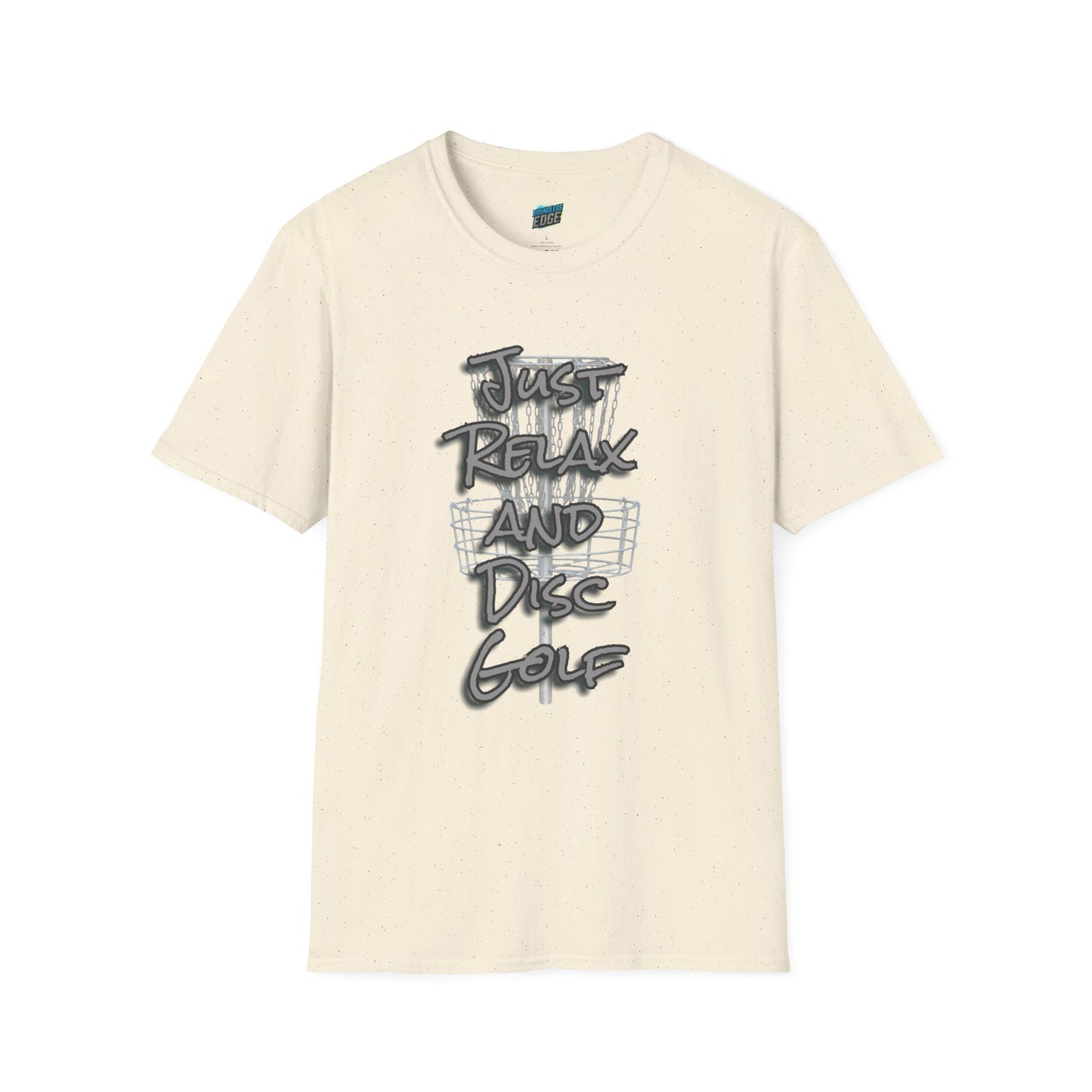 Just Relax and Disc Golf Humor Men's Basic Softstyle T-Shirt
