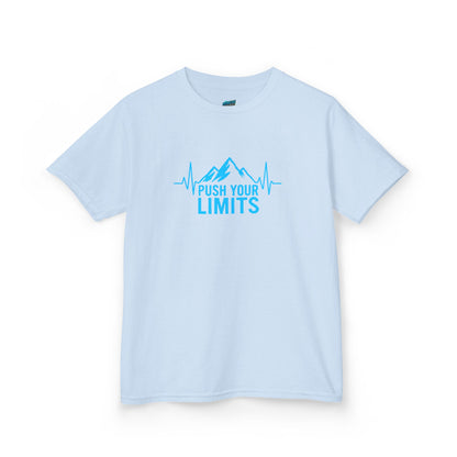Push Your Limits Hiking Boys' Heavy Cotton T-Shirt