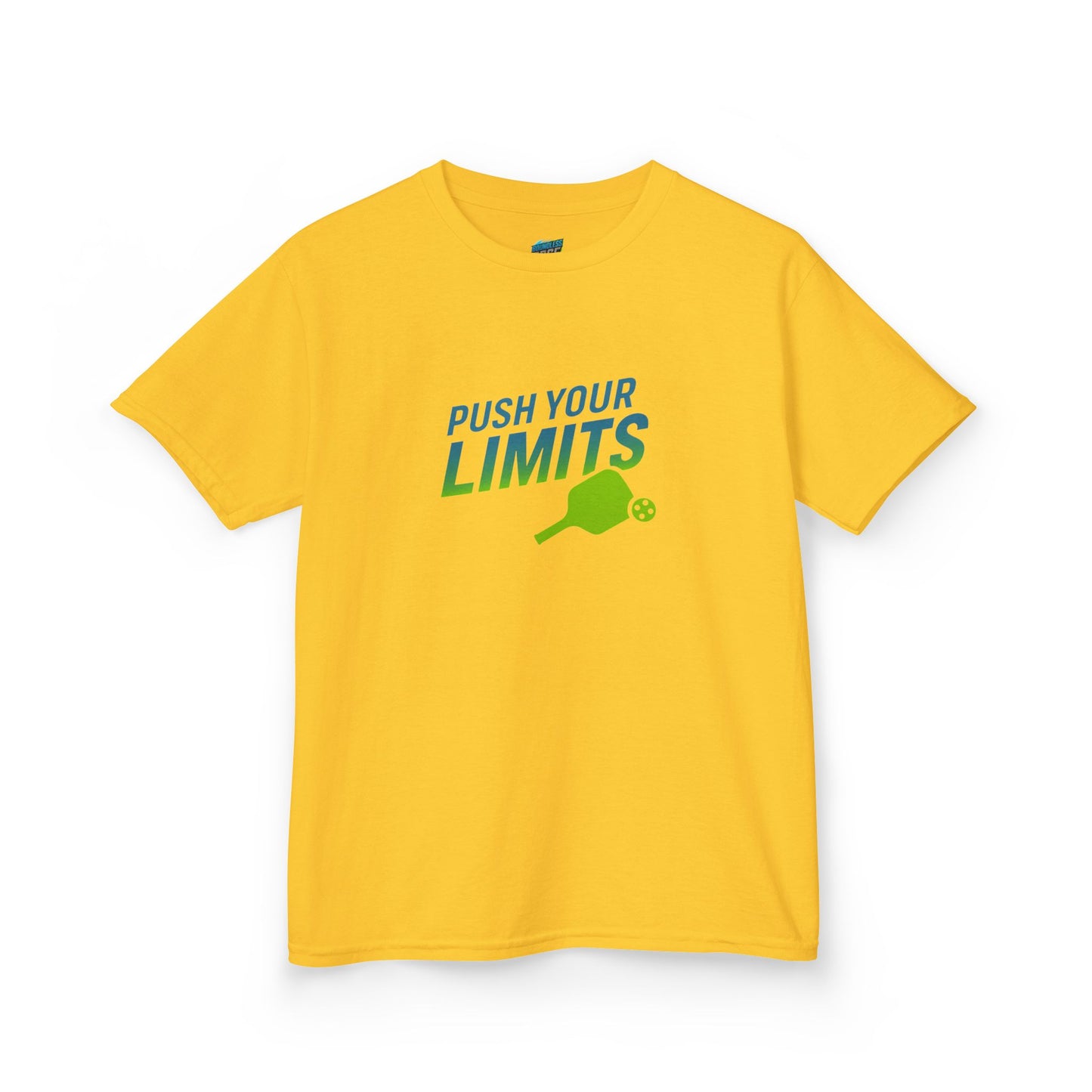 Push Your Limits Pickleball Girls' Heavy Cotton T-Shirt