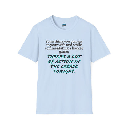 Something You Can Say... Hockey Humor Men's Basic T-Shirt