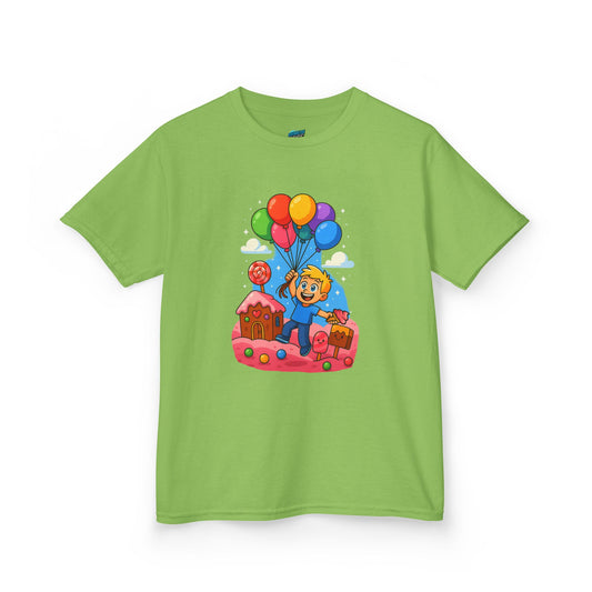 Candyland Lift-Off Playing with Danger Boys' Heavy Cotton T-Shirt