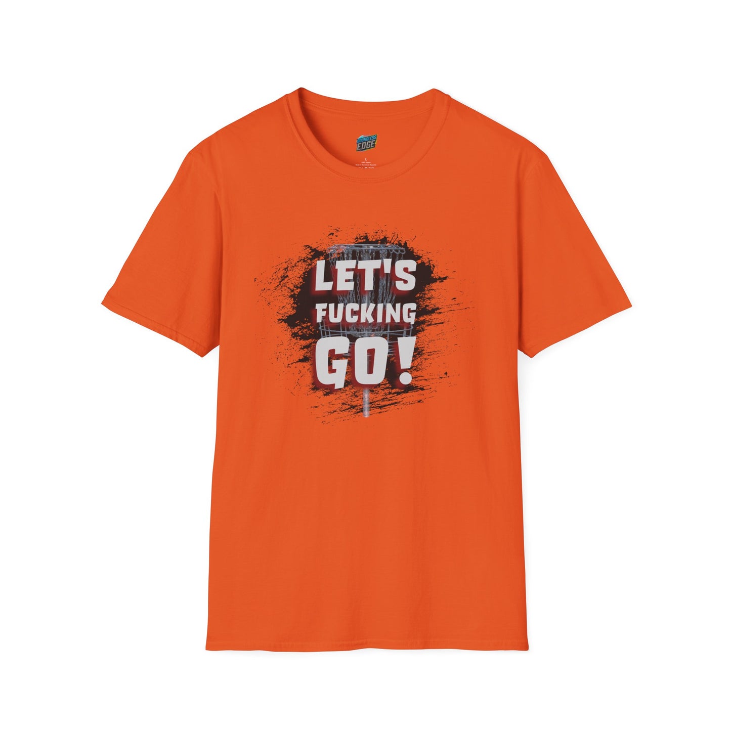 Let's F****** Go! Disc Golf Adult Humor Men's Basic Softstyle T-Shirt