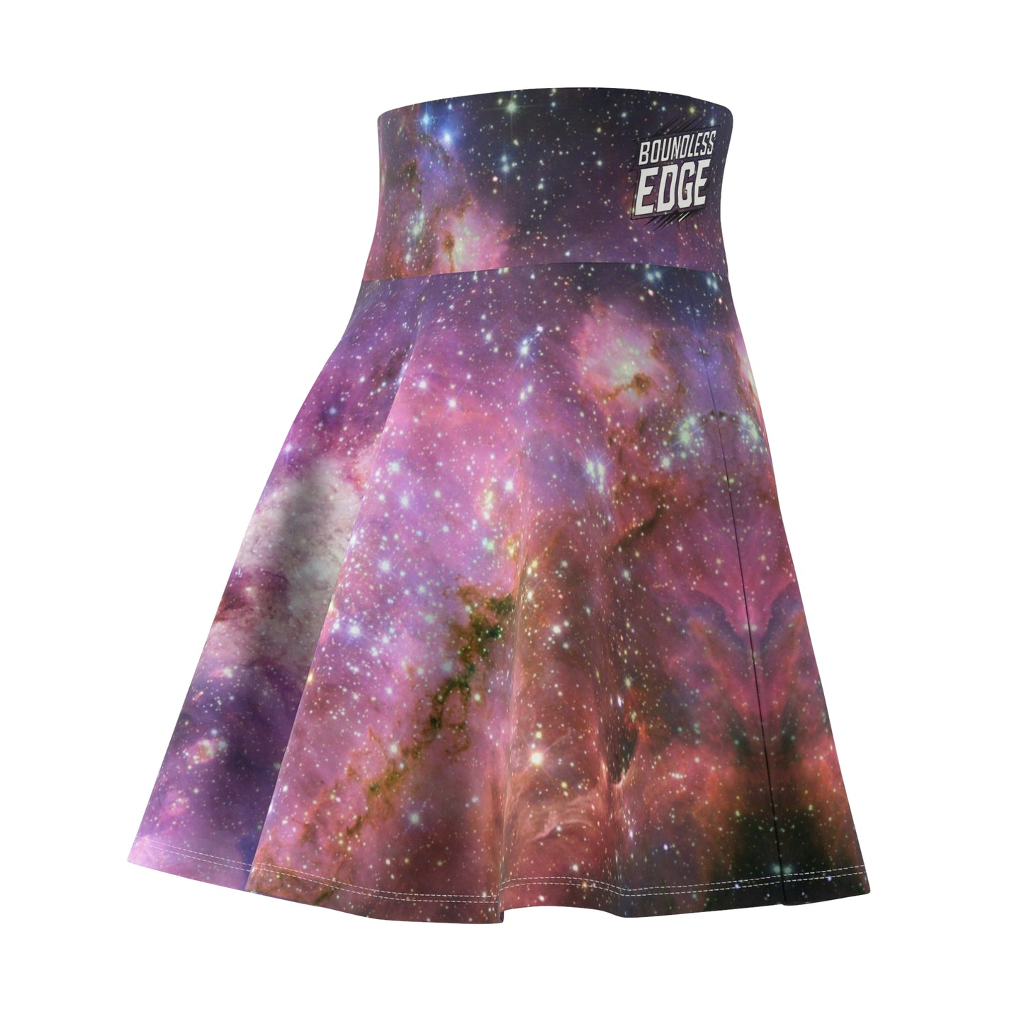 Galaxy Women's Skater Skirt Cosmic Skateboarding Boundless Edge Edition Bottoms