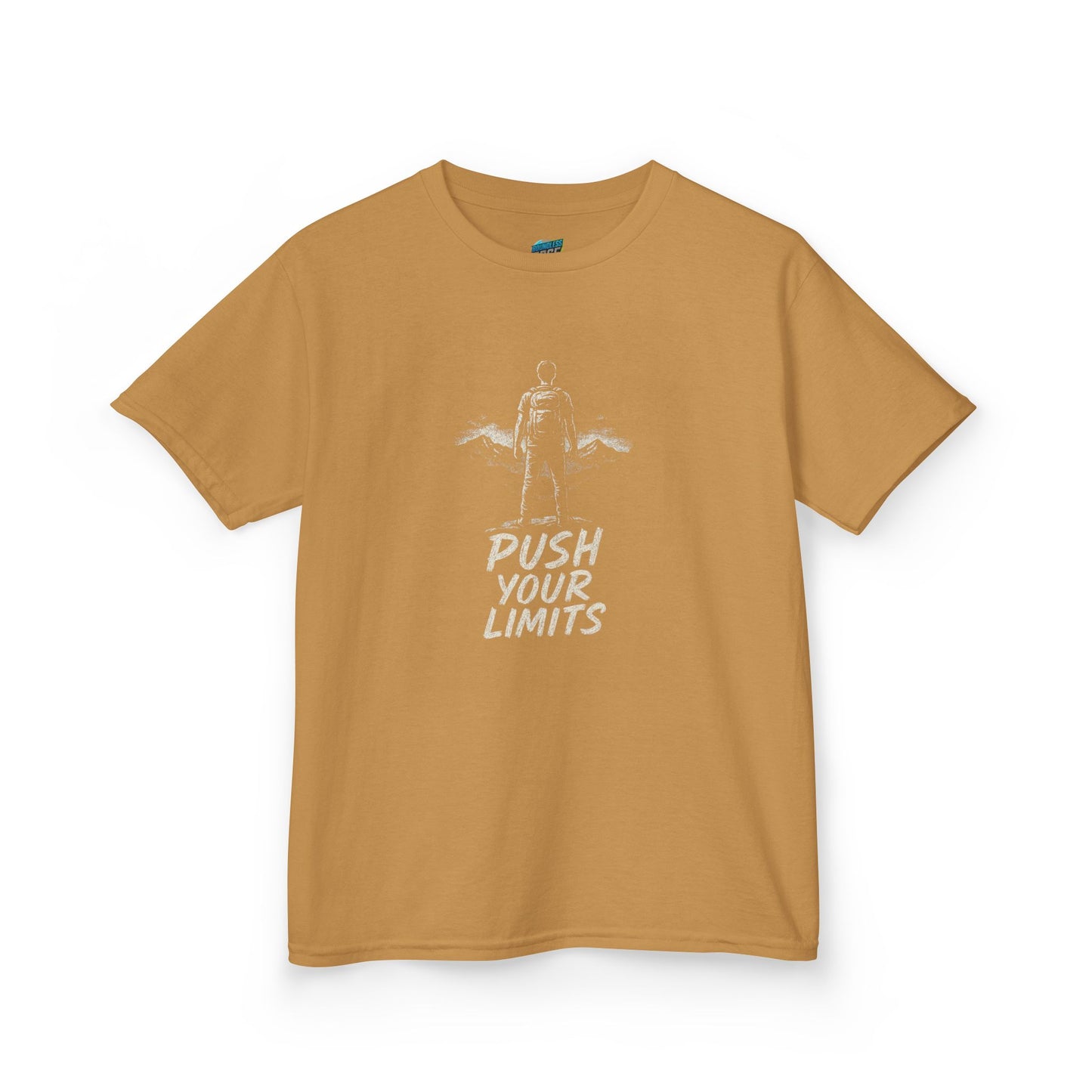 Push Your Limits Hiking Boys' Heavy Cotton T-Shirt
