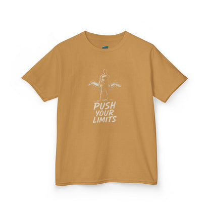 Push Your Limits Hiking Boys' Heavy Cotton T-Shirt