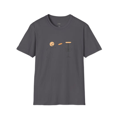 Stick Figure Disc Golf Men's Basic T-Shirt