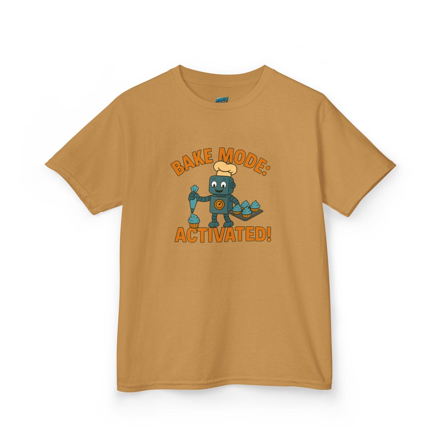 Bake Mode: Activated Playing with Danger Girls' Heavy Cotton T-Shirt