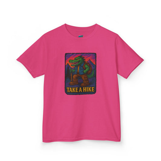 Take a Hike. Gator Hiking Boys' Heavy Cotton T-Shirt