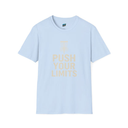 Push Your Limits Disc Golf Men's Basic T-Shirt