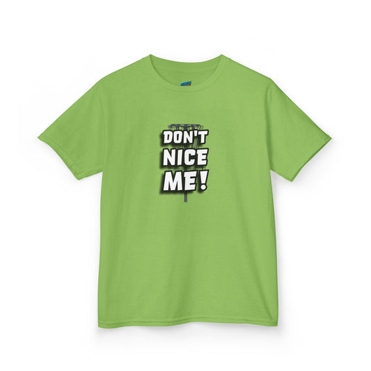 Don't Nice Me! Disc Golf Humor Girls' Heavy Cotton T-Shirt