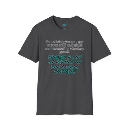 Something You Can Say... Hockey Humor Men's Basic T-Shirt