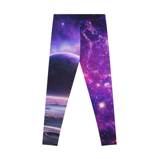Galaxy Inspired Women's Stretchy Cosmic Leggings Bottoms