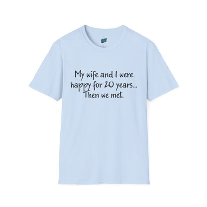 Wife Joke Dad Joke Humor Men's Basic T-Shirt