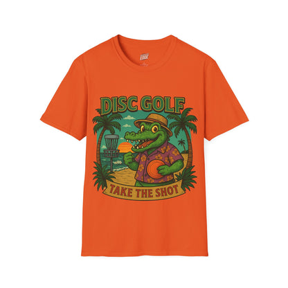 Gator Vibes Disc Golf Edition Men's Basic T-Shirt (Take the Shot)
