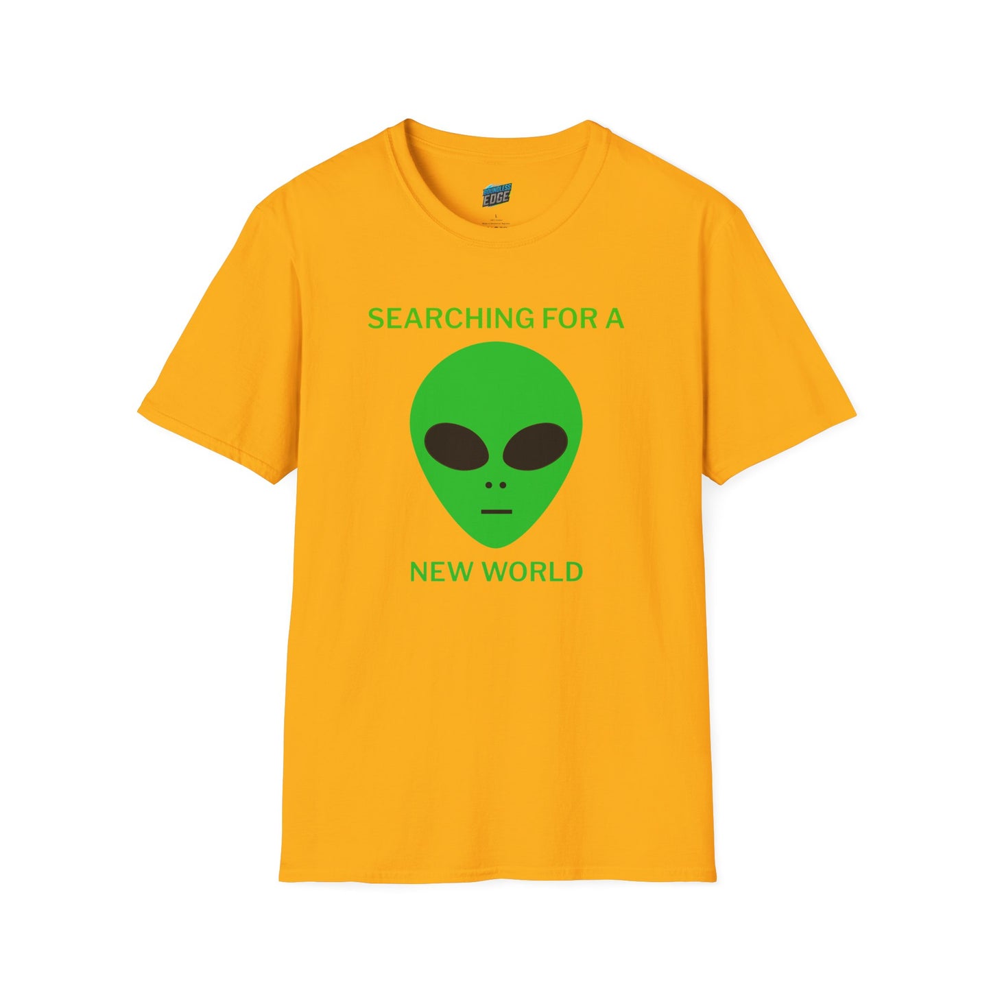 Alien Searching for a New World Humor Men's Basic Softstyle T-Shirt
