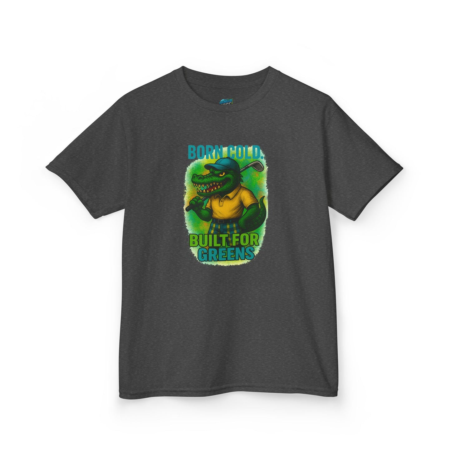 Born Cold. Built For Greens. Gator Golf Boys' Heavy Cotton T-Shirt