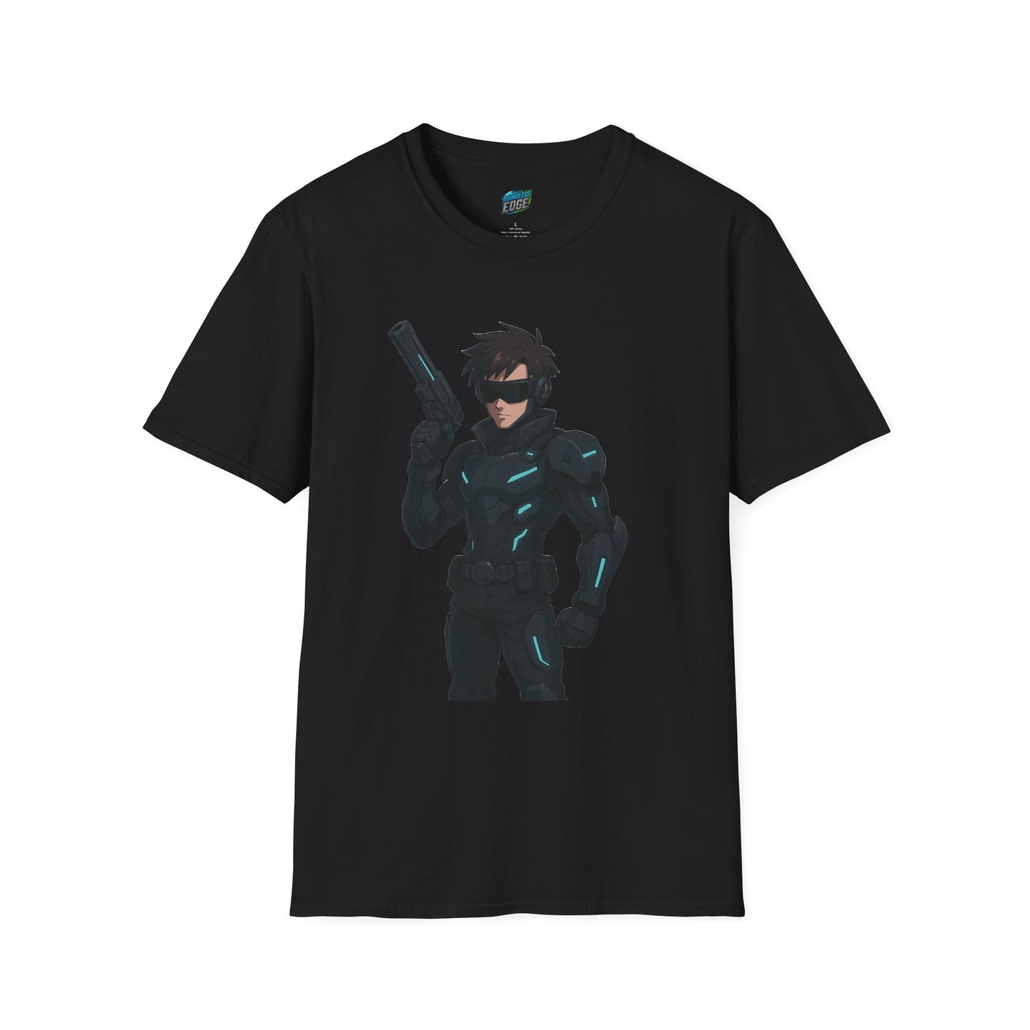 Cyber Agent Anime Men's Basic T-Shirt
