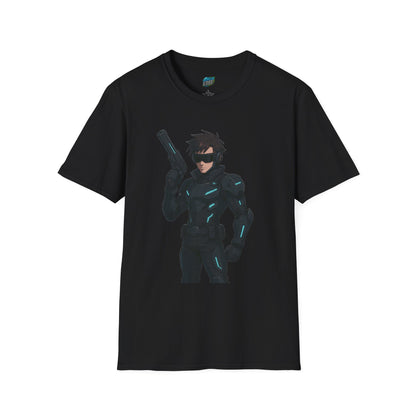 Cyber Agent Anime Men's Basic T-Shirt