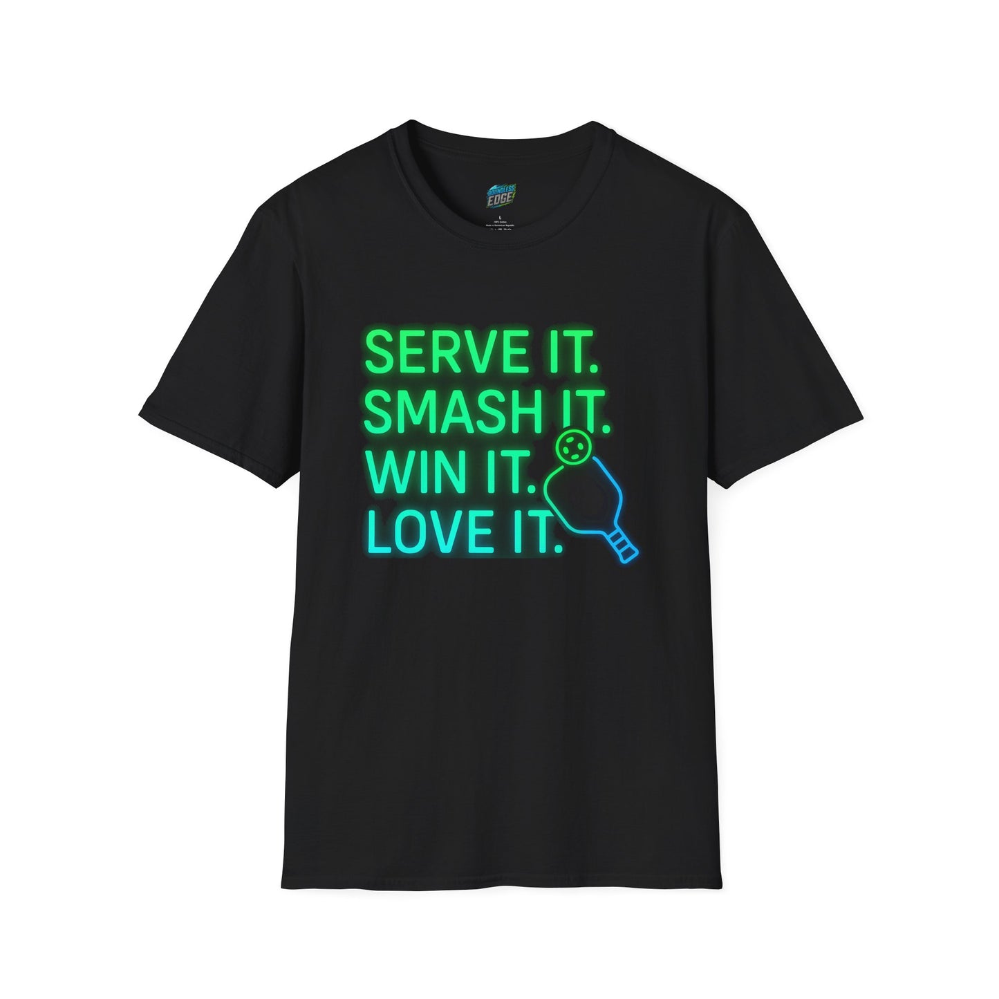 Serve it. Smash it. Win it. Love it. Pickleball Men's Basic T-Shirt