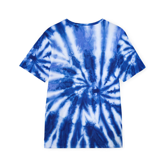 Smoke, Laugh, Throw Tie-Dye Adult Humor Disc Golf Men's Jersey Premium T-Shirt
