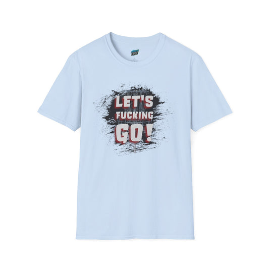 Let's F****** Go! Disc Golf Adult Humor Women's Basic Softstyle T-Shirt