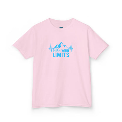 Push Your Limits Hiking Boys' Heavy Cotton T-Shirt