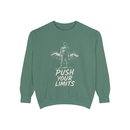 Summit Edition Push Your Limits Hiking Women's Premium Crewneck Sweatshirt