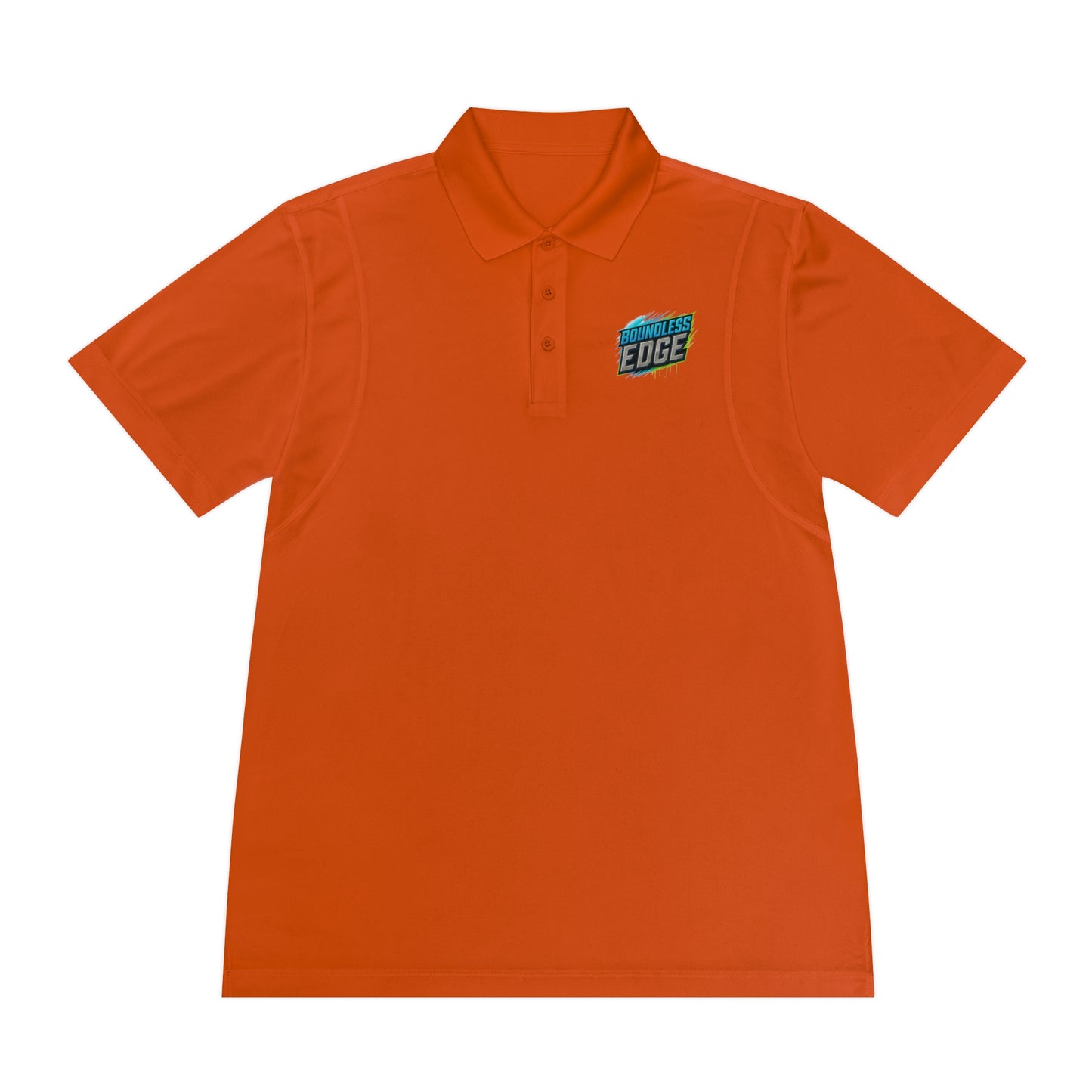 Boundless Edge Disc Golf Men's Sport Polo Premium T-Shirt
