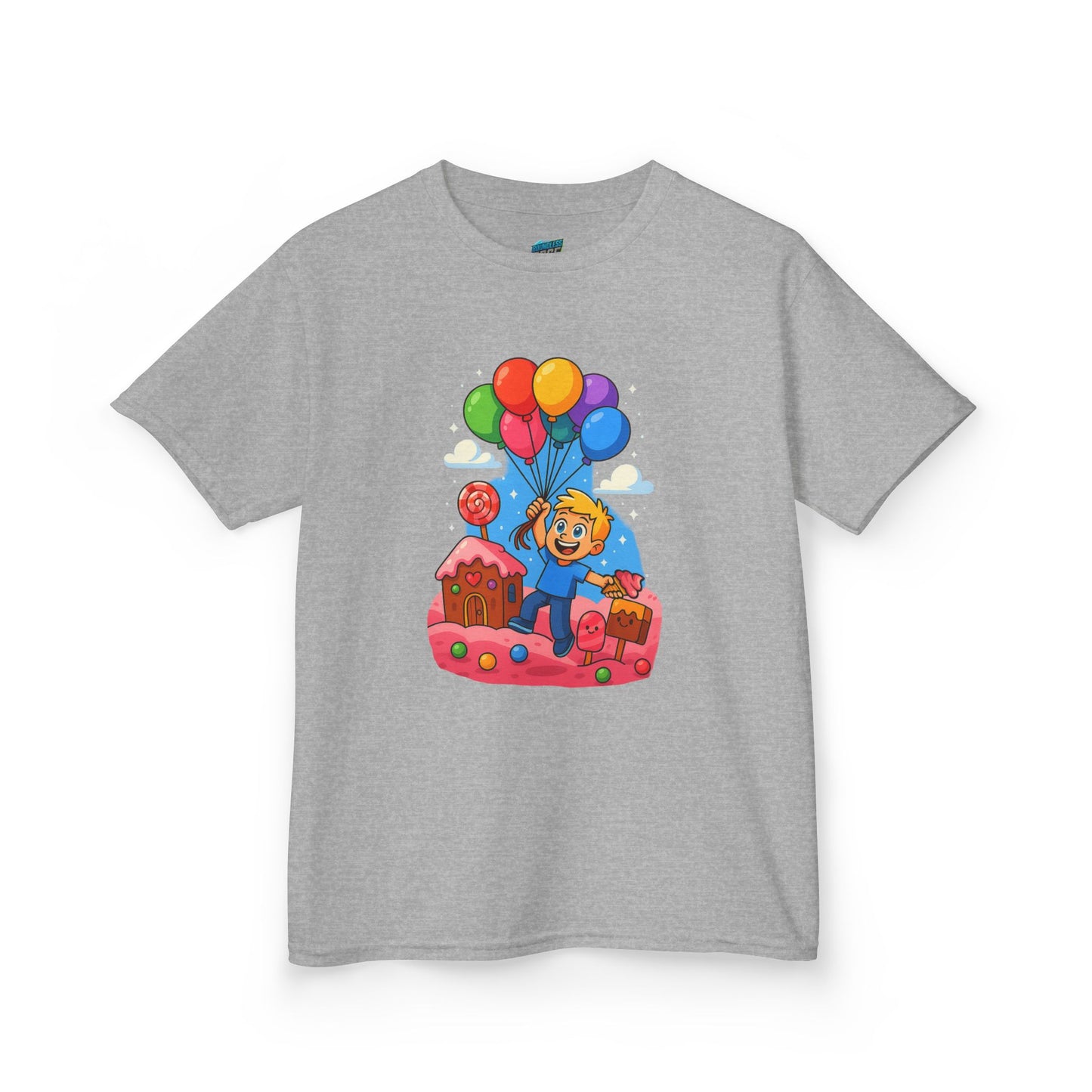 Candyland Lift-Off Playing with Danger Boys' Heavy Cotton T-Shirt
