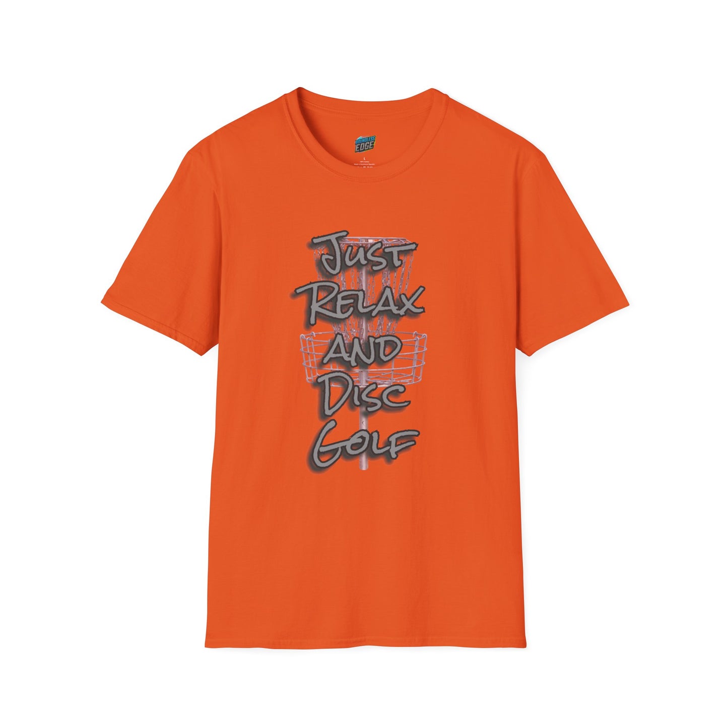Just Relax and Disc Golf Humor Men's Basic Softstyle T-Shirt