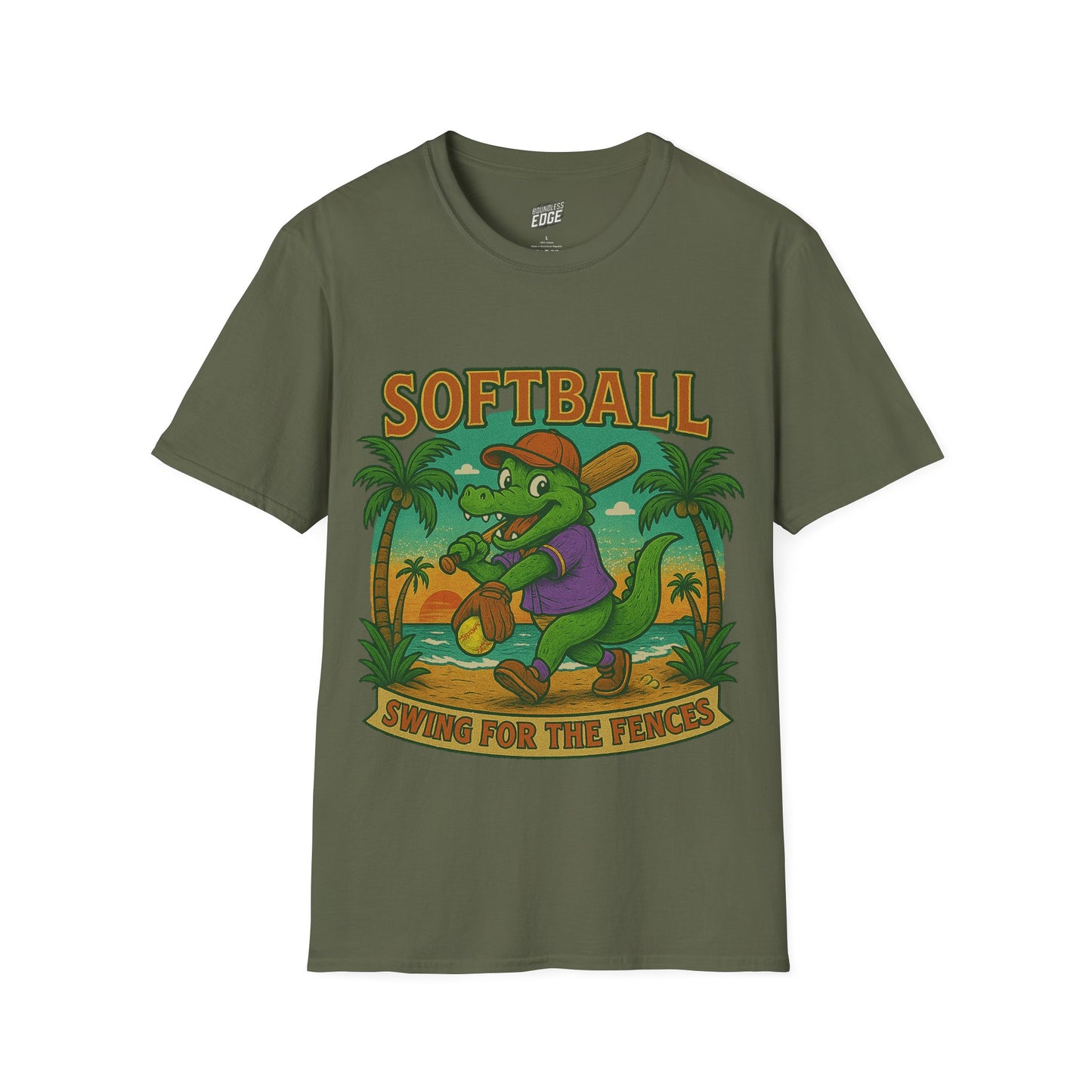 Gator Vibes Softball Edition Women's Basic T-Shirt (Swing for the Fences)